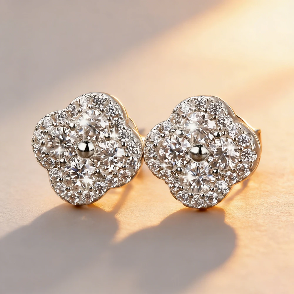 Thumbnail 3 - #54 Latest Moissanite Stud Earrings Offers