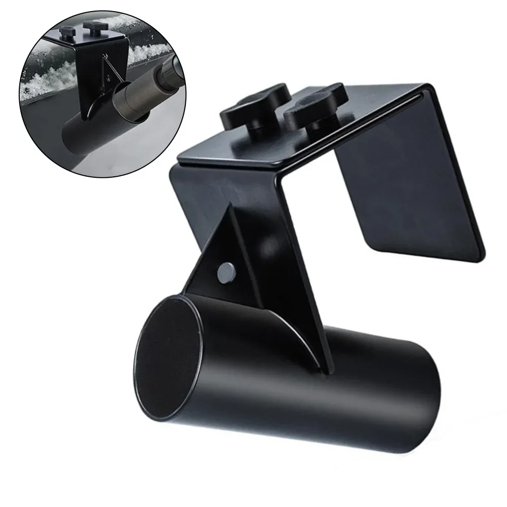 Portable Sled Holder Adjustable Rod Holder Compatible With Various Rods Designed For Ice Fishing Heavy-Duty Metal Construction
