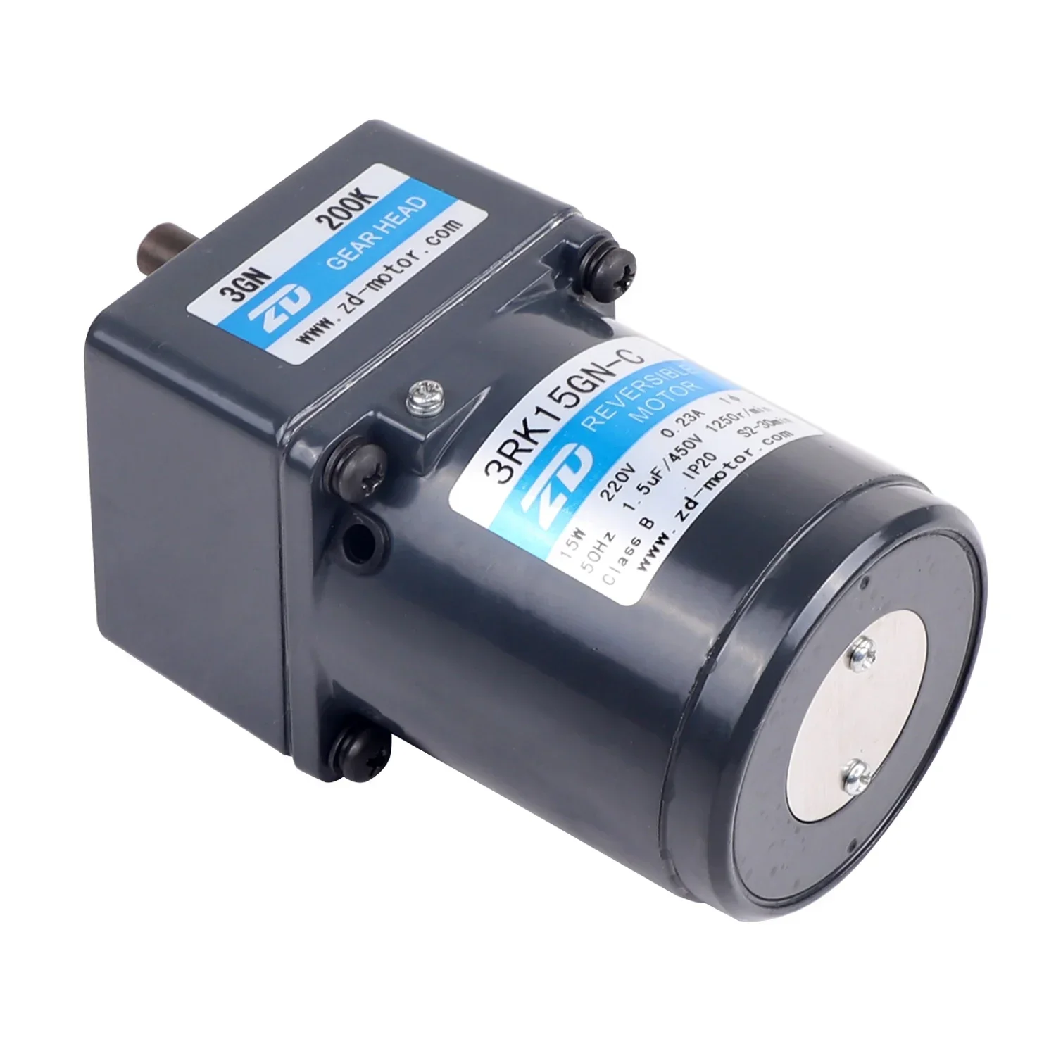 Motor ZD 15W AC Reversível Gearmotor AC Motor de Indução Engrenagem Motor Reduzido 3RK6GN-C/3GN15K