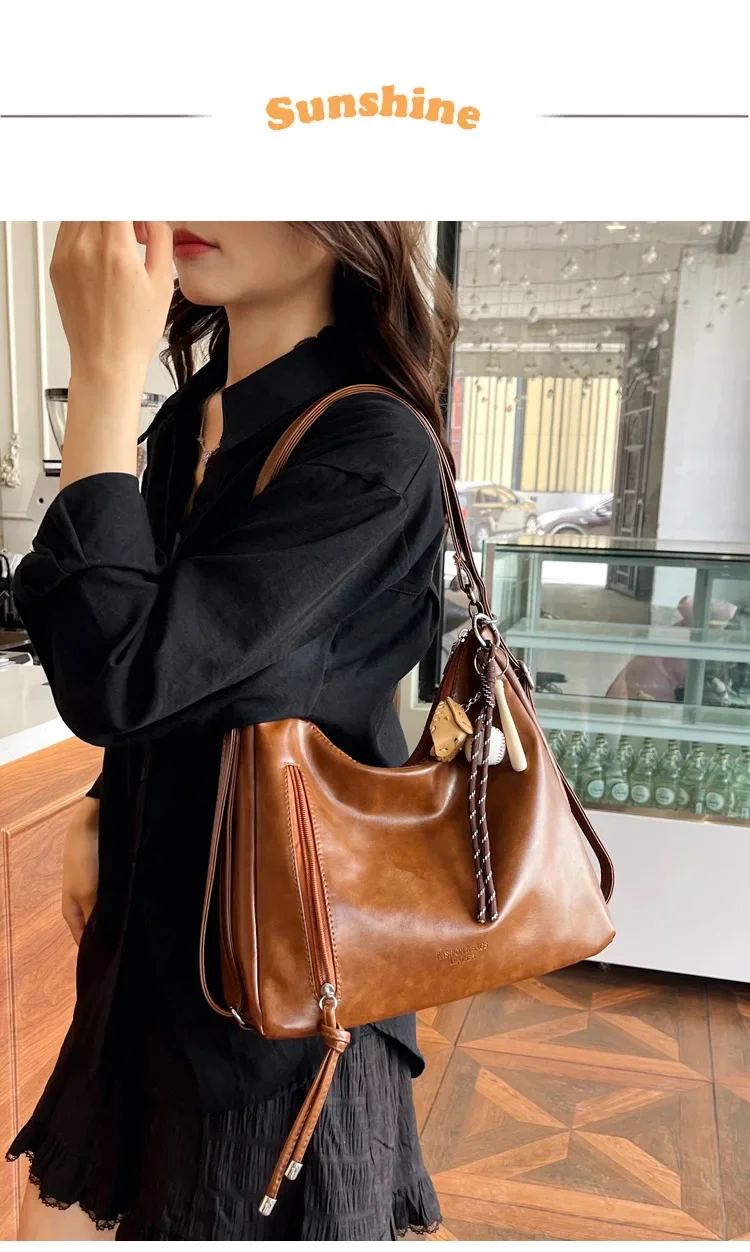 Multifunktionale Damen-Tragetasche für den täglichen Gebrauch, Umhängetasche, Crossbody-Tasche, modisch, vielseitig, neuer Stil 2026, Bolso Mujer Handtasche – Detail 1