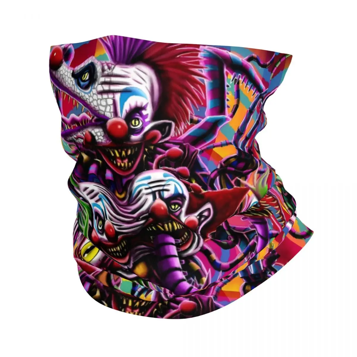 

Тонкая бандана-клоун с персонализированным рисунком, шейный платок, шарф, повязка на голову, шейный чехол