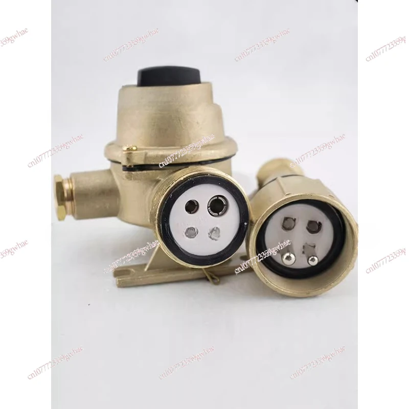 Marine Copper with Switch Socket CZKH101-5 Copper Watertight Plug CTH101-5 Waterproof