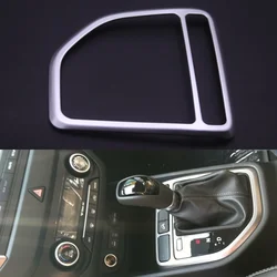 For Hyundai Creta Ix25 2015-2019 Car Chrome Front Gear Shift Panel Trim Decoration Frame Cover Inner Sticker Styling Accessories