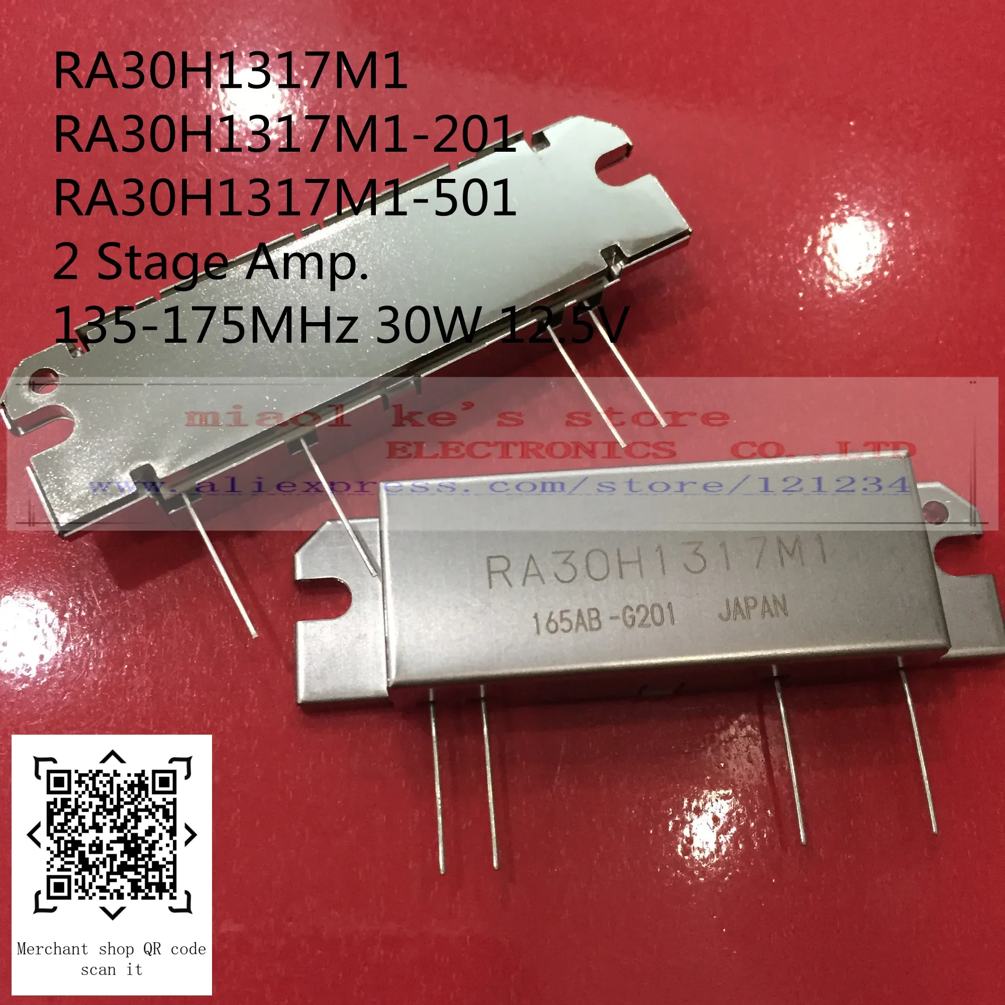 

RA30H1317M1 RA30H2127M1 RA30H3847M1 RA30H4452M1