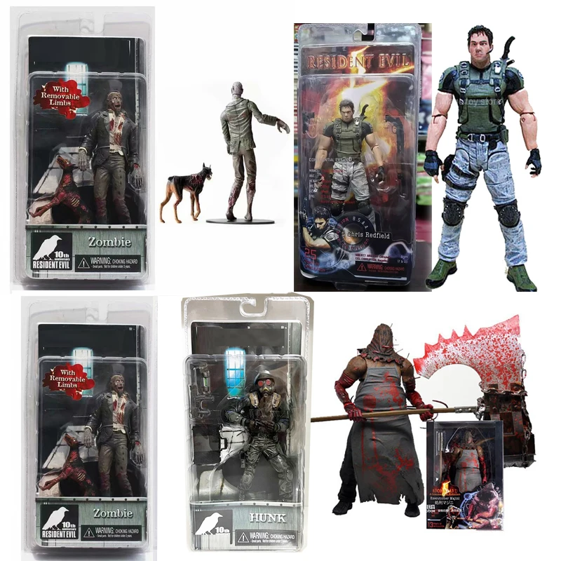 Zombie Figure 10th PVC Hunk Action Figura Collectible Model Toys Horror Gift