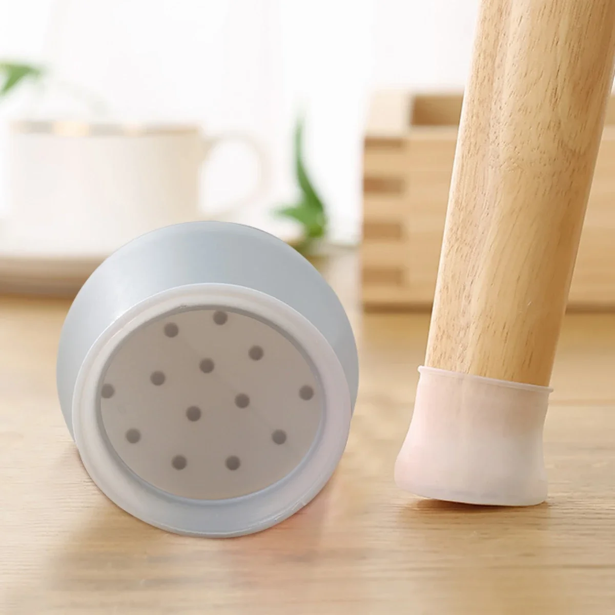 Silicone anti slip table foot pad, silicone stool chair foot cover, table and chair foot protection cover, table foot cover 2026