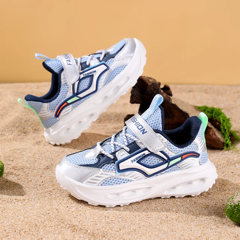 Children's Golf Shoes, Men's and Girls' Outdoor Comfortable Casual Shoes, Mesh Breathable Jogging Shoes, Sizes 28-38