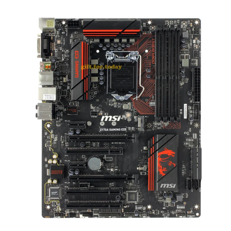 FOR MSI Z170A GAMING M3 Intel Z170 LGA 1151 Motherboard DDR4 DIMM USB3.1 DVI ATX