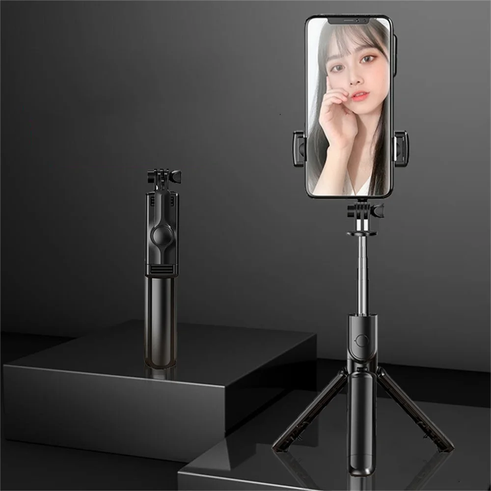 عصا سيلفي لاسلكية جديدة لعام 2025 للهواتف الذكية مع جهاز تحكم عن بعد بلوتوث، حامل قابل للطي لسجل تصوير مدونة الفيديو للهاتف #5