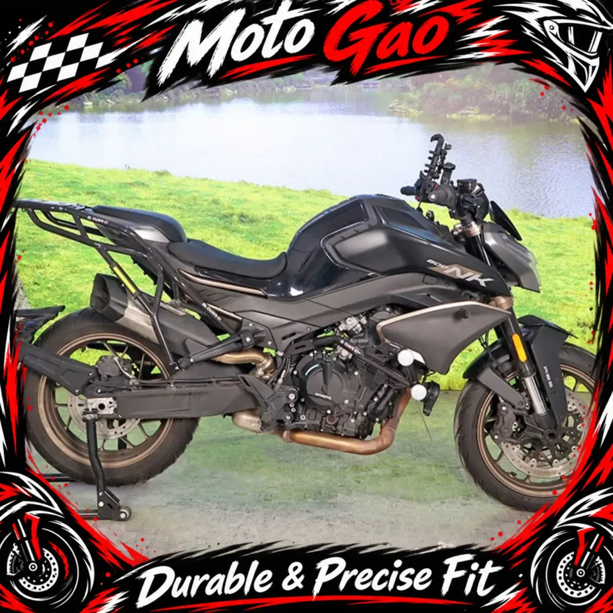 【Precise Fit】Rear Side Saddle Bag Box Motorcycle Luggage Rack Carrier FOR CFMOTO CFMOTO 800 NK 800