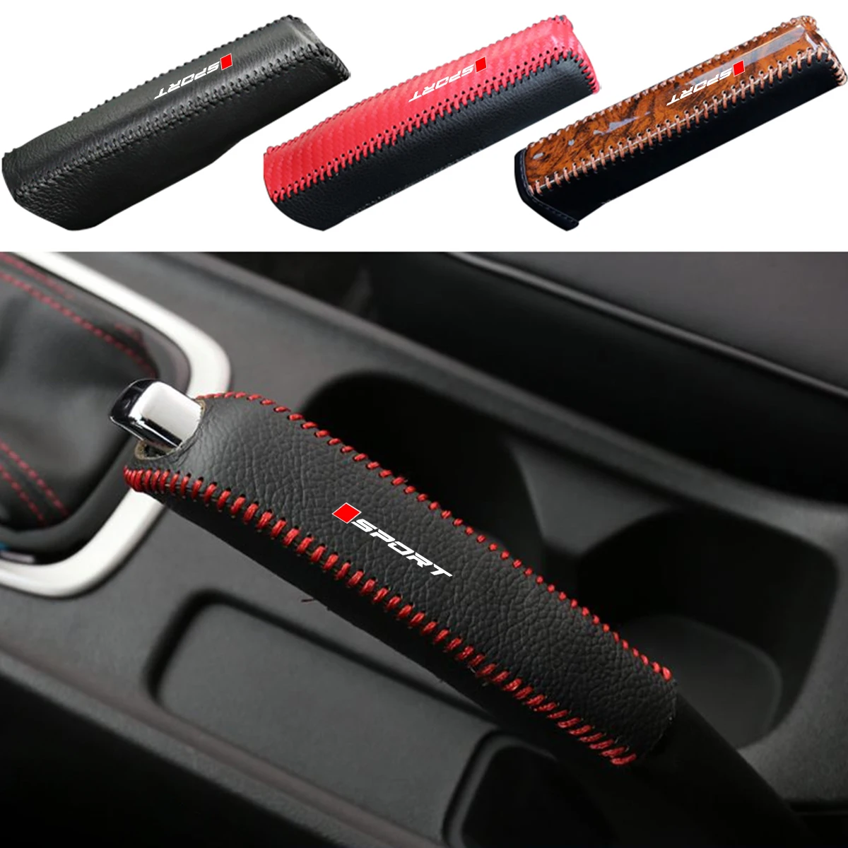 1pc Universal Auto Auto Handbremse Abdeckung Schutz Grip Abdeckungen Griff Hülse Für Toyota Honda Mazda Mitsubishi Für Jeep MG
