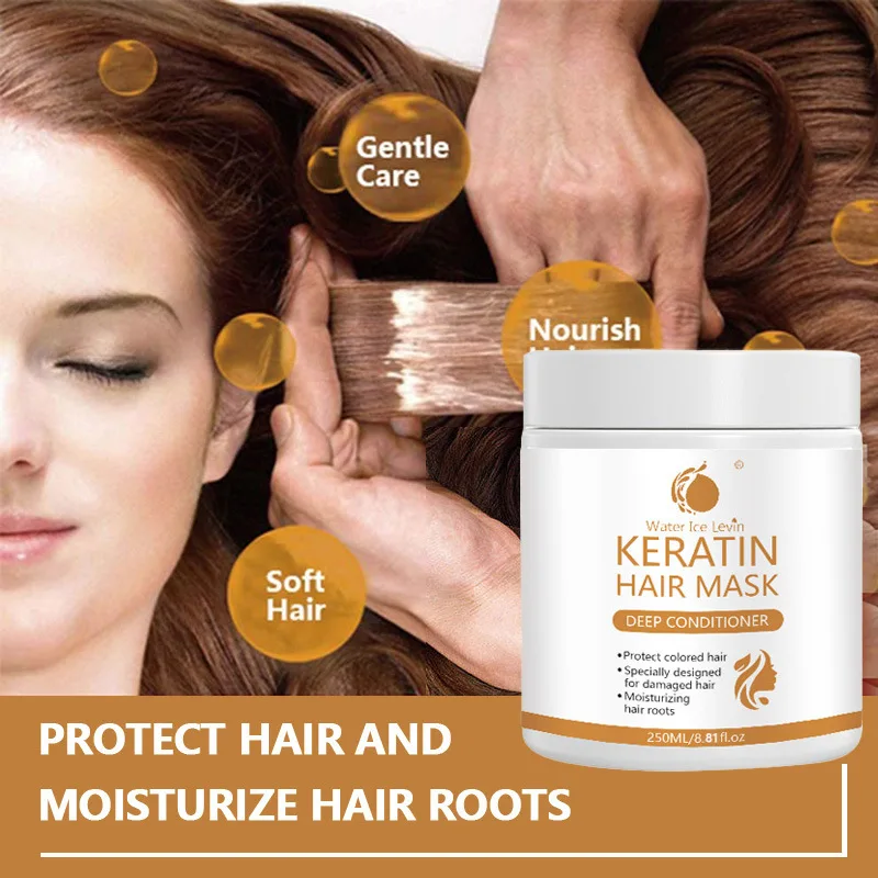 

Keratin Hair Repair Mask, Deep Conditioner for Chemically Treated & Dry Hair, Smoothes Frizz & Restores Shine