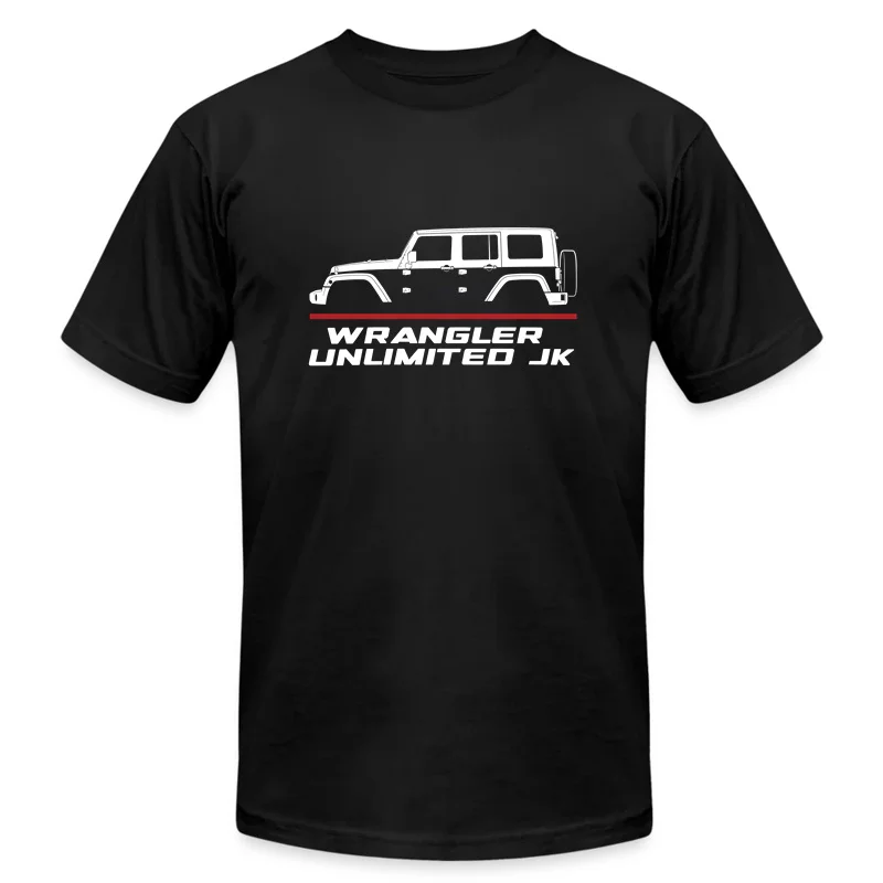 2024 Men T Shirt Casual Jeeps Wrangler Unlimited JK 2007-2018 Car Enthusiast T-shirt Summer Short Sleeves 100% Cotton S-3XL