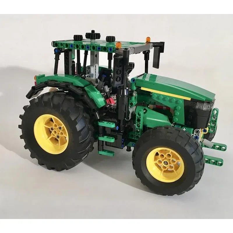 MOC-77079 & 6130R Tractor Mechanical Car Agriculture Series Trailer Building Block Toys 1006PCS DIY Kids Toys Christmas Gifts