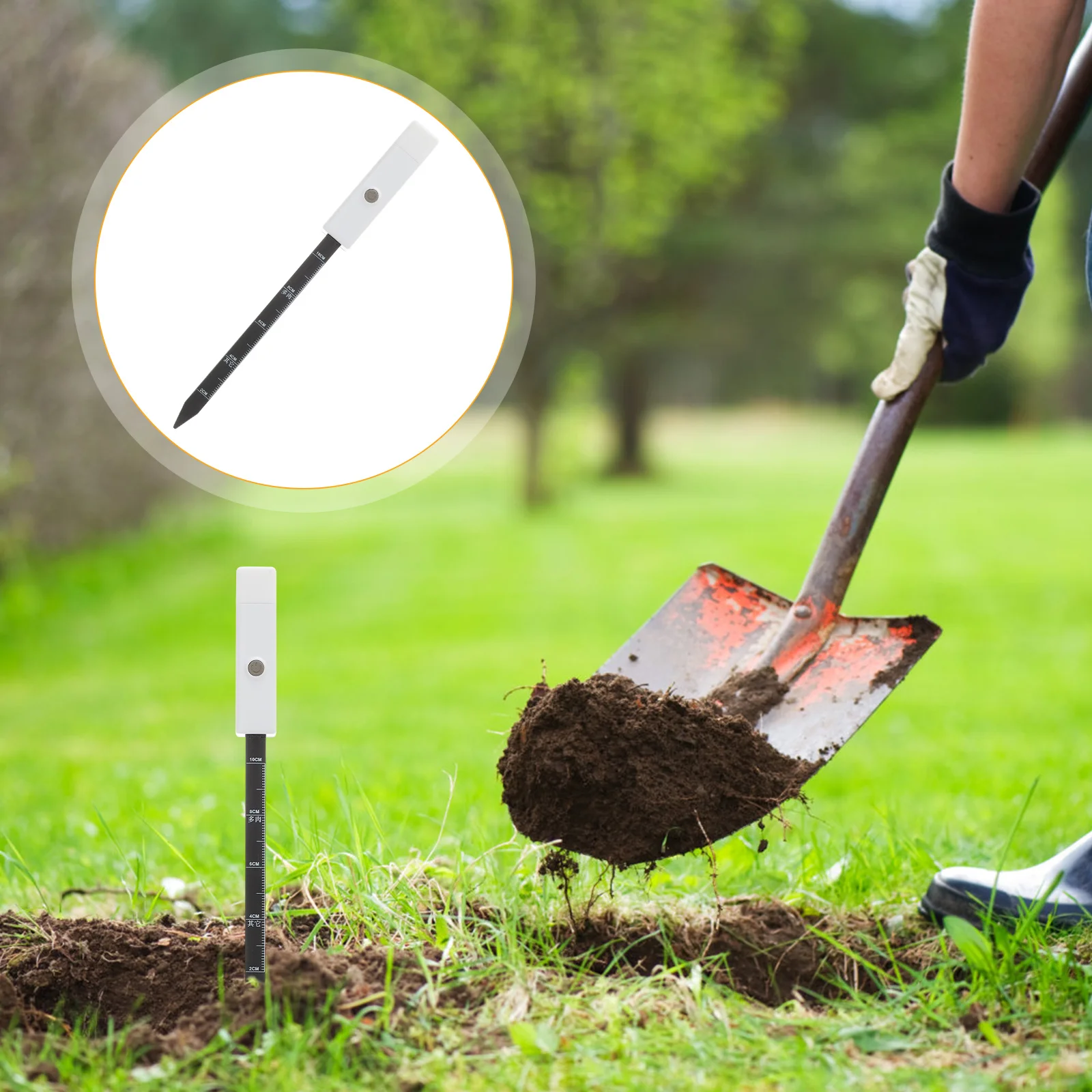

1Pcs Soil Moisture Testing Instrument Portable Soil Tester High Precision Moisture for Garden Indoor Plant Care