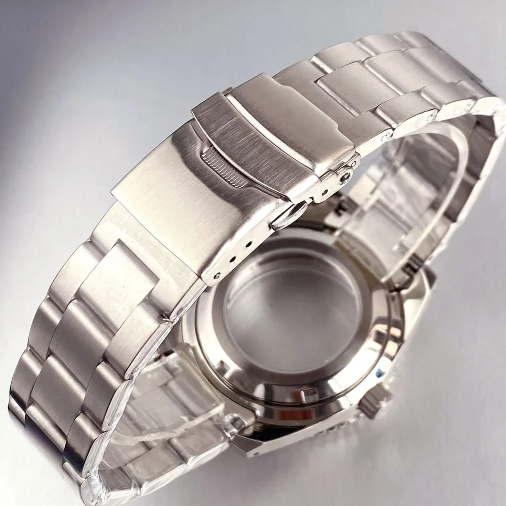 20ATM مقاوم للماء 40 مللي متر ساعة حافظة الياقوت ل 62MAS الغوص الرجال الساعات صالح NH35 NH34 NH36 NH38 ETA2824 PT5000 الزجاج الخلفي 120 انقر