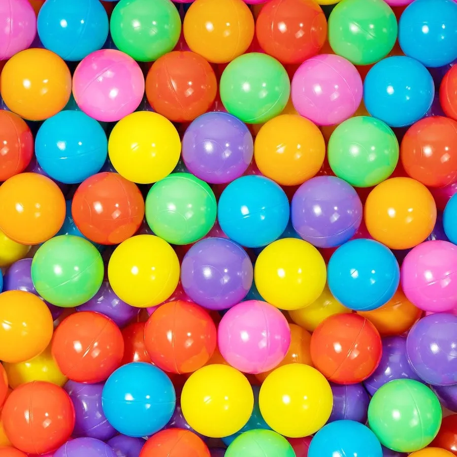 100 Uds bolas para niños pequeños bolas de juguete de plástico a prueba de aplastamiento para piscina de bolas juguetes de agua macarrón bolas de océano para parque infantil