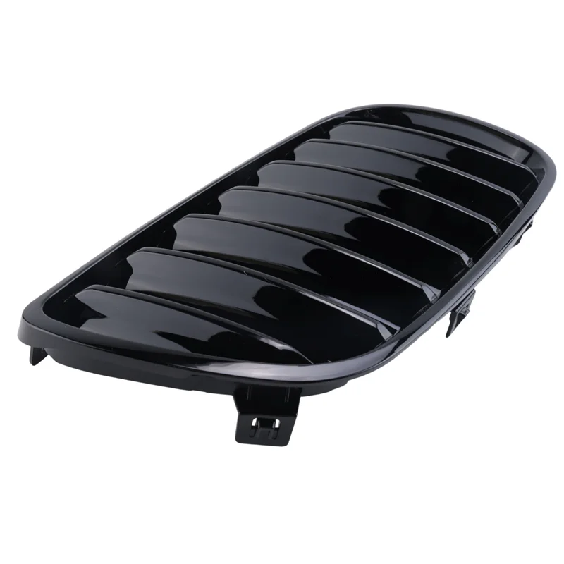 

OB-1Pair Shiny Black Front Grille Bumper Kidney Grille Parts For BMW E83 X3 LCI Facelift 2007-2010