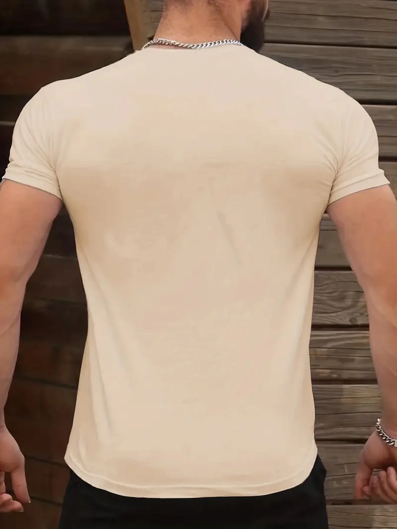 Men's summer 100 cotton fashionable casual loose plus size BOSTON pattern printed sports round neck short sleeved T-shirt top image 6