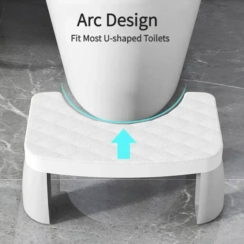 1PC Waterproof Squatty Potty Toilet Stool Toilet Foot Stool Squat Stool For Pregnant Woman Children Adult Old People images - 6