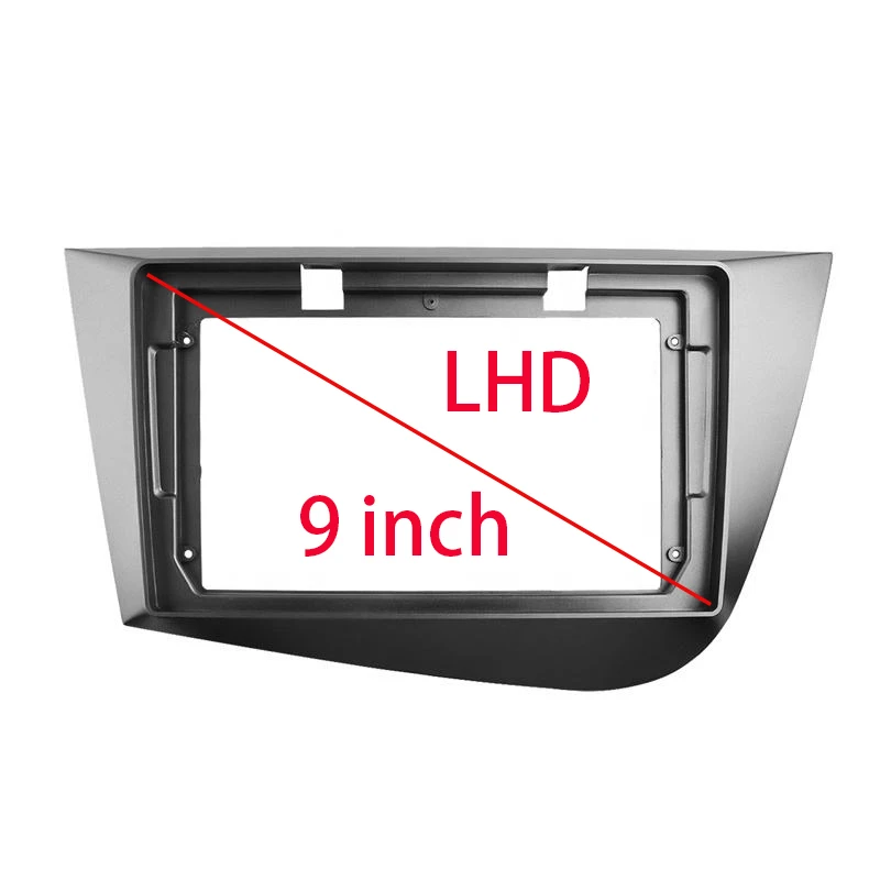 9 inch  Car Radio Multimedia Panel for Seat Leon 2005-2012 GPS  Player Mounting Panel Dashboard Mounting Kit Audio Frame