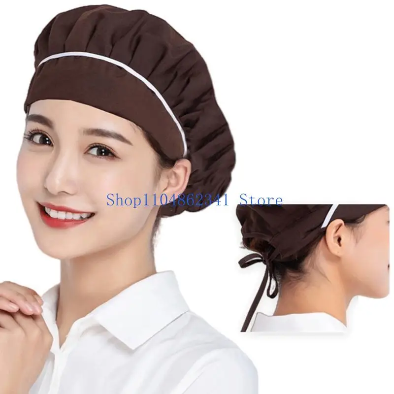 5asd Regulowana czapka szefa kuchni Czapki kuchenne Kapelusz piekarza Czapki kuchenne Wielokrotnego użytku Czapki kucharskie do