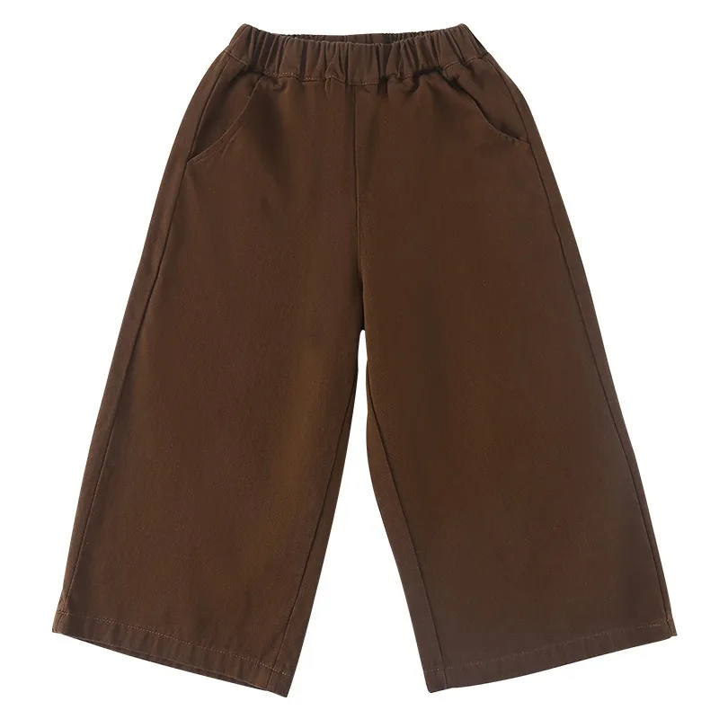 Bellbell Herbst Kinder Jungen Weite Hosen, lockere, einfarbige Hose mit elastischem Bund, für Kleinkinder und Jungen, 2-10 Jahre, Baby-Jungen-Hose, gerade geschnitten. – Detail 6