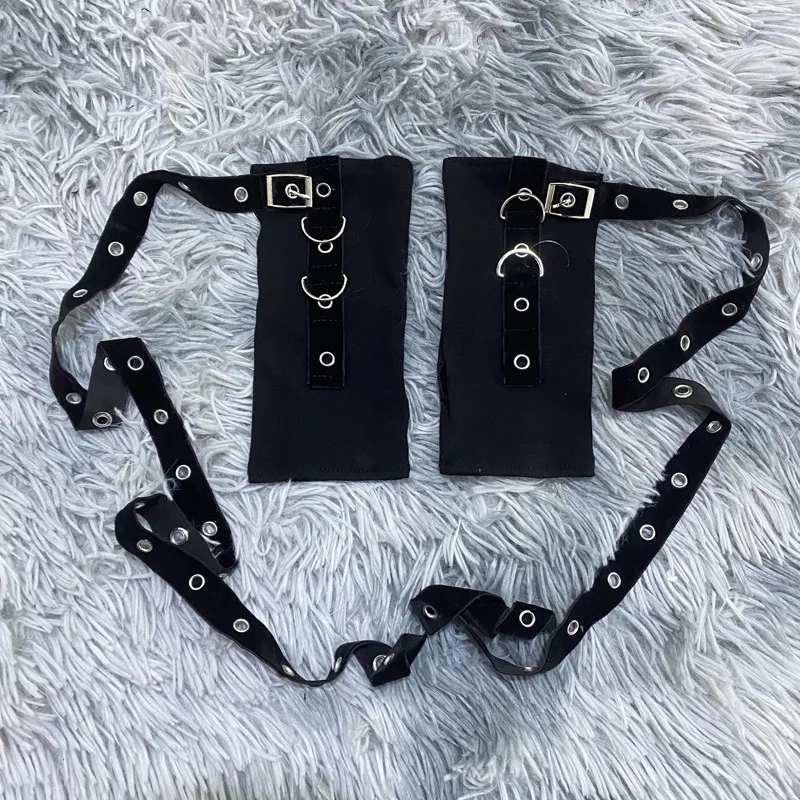 قفازات نصف اصبع داكنة للنساء قفازات قوطية سوداء بدون أصابع بأكمام قصيرة هاراجوكو فتاة حارة فردية متخصصة