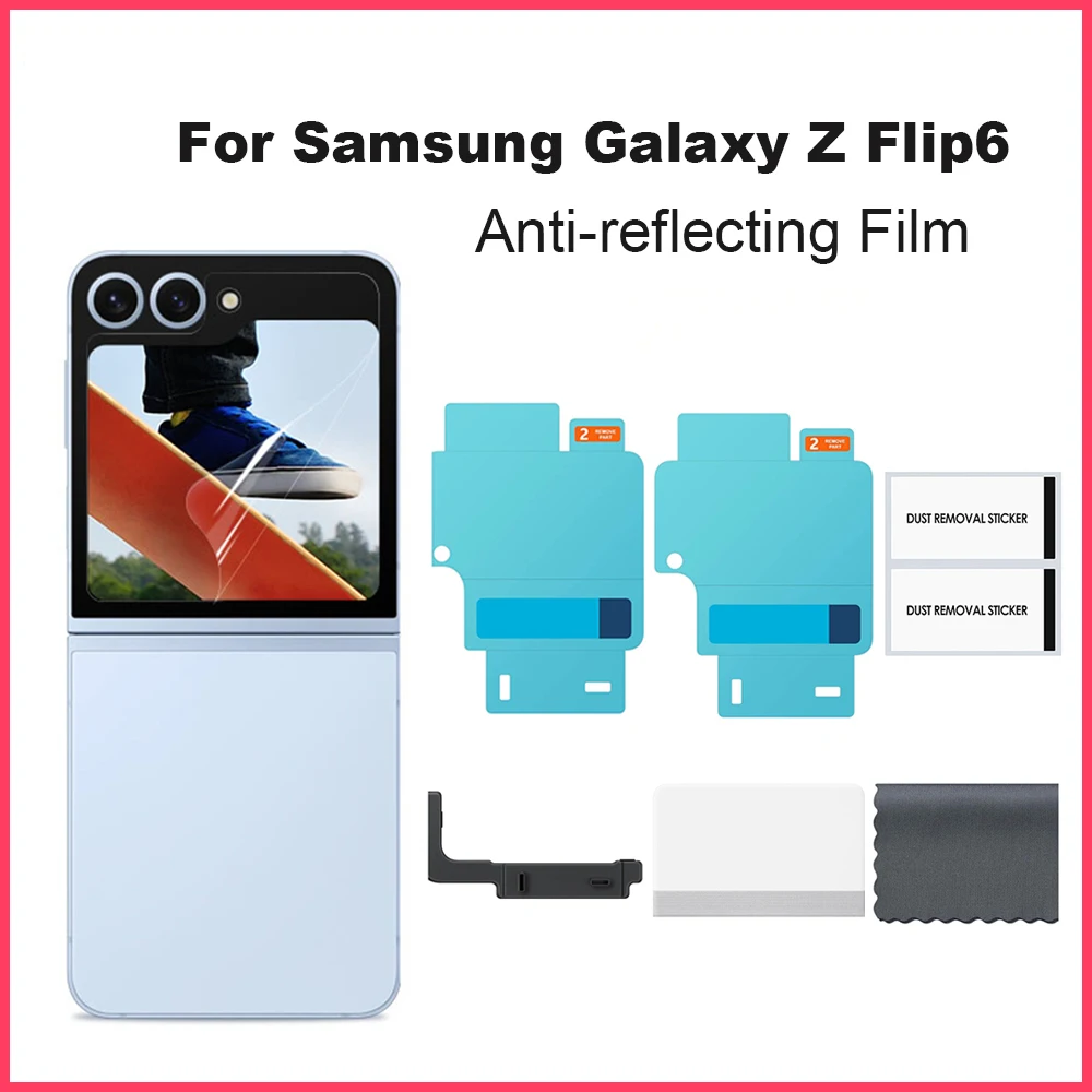 

Оригинальная противоотражающая пленка для Samsung Galaxy Z Flip6, защита экрана телефона, защита от царапин и пыли