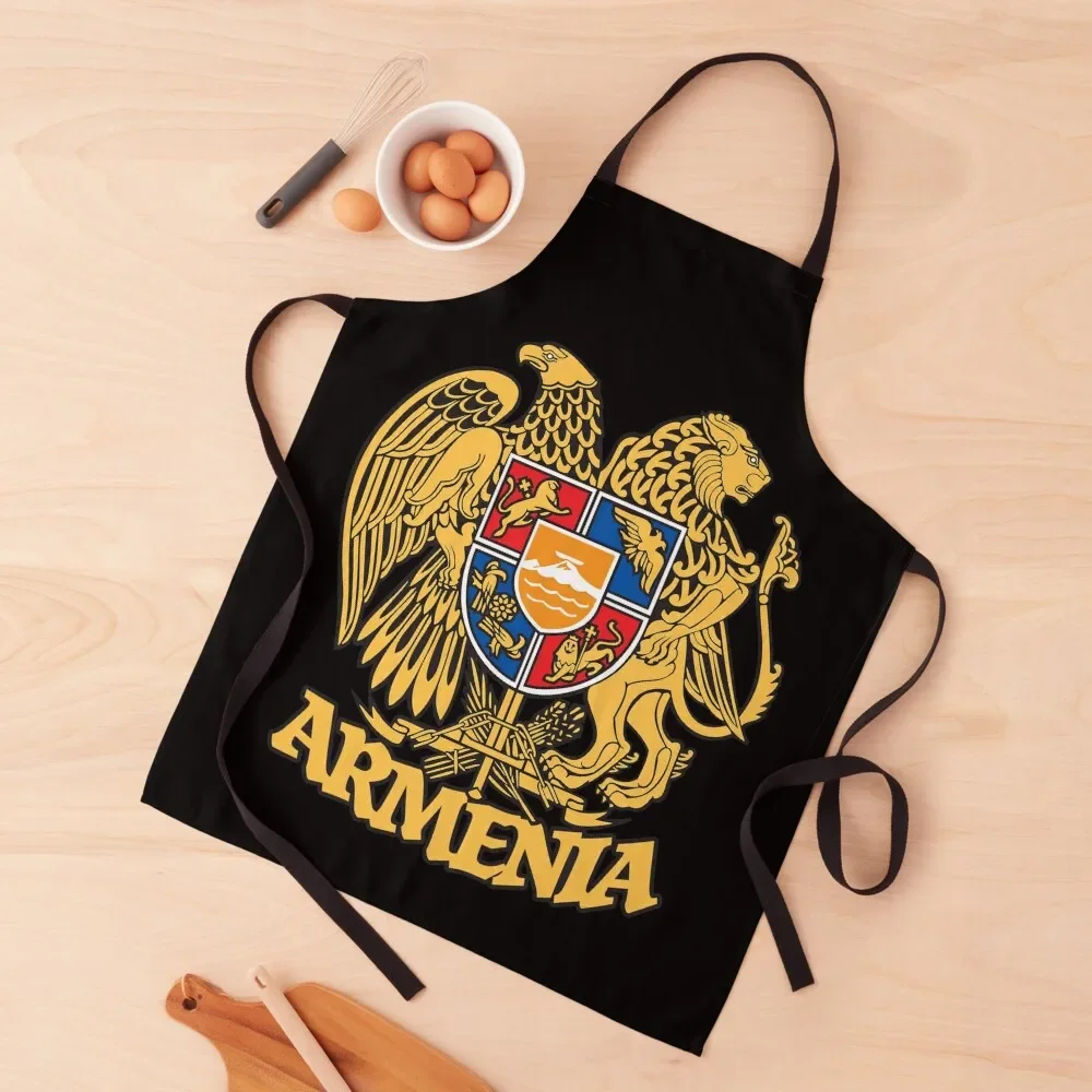 

Armenian Flag Gifts, Stickers and Products (GF) Apron For Kitchen Women Chef Uniform Hairdressing Apron