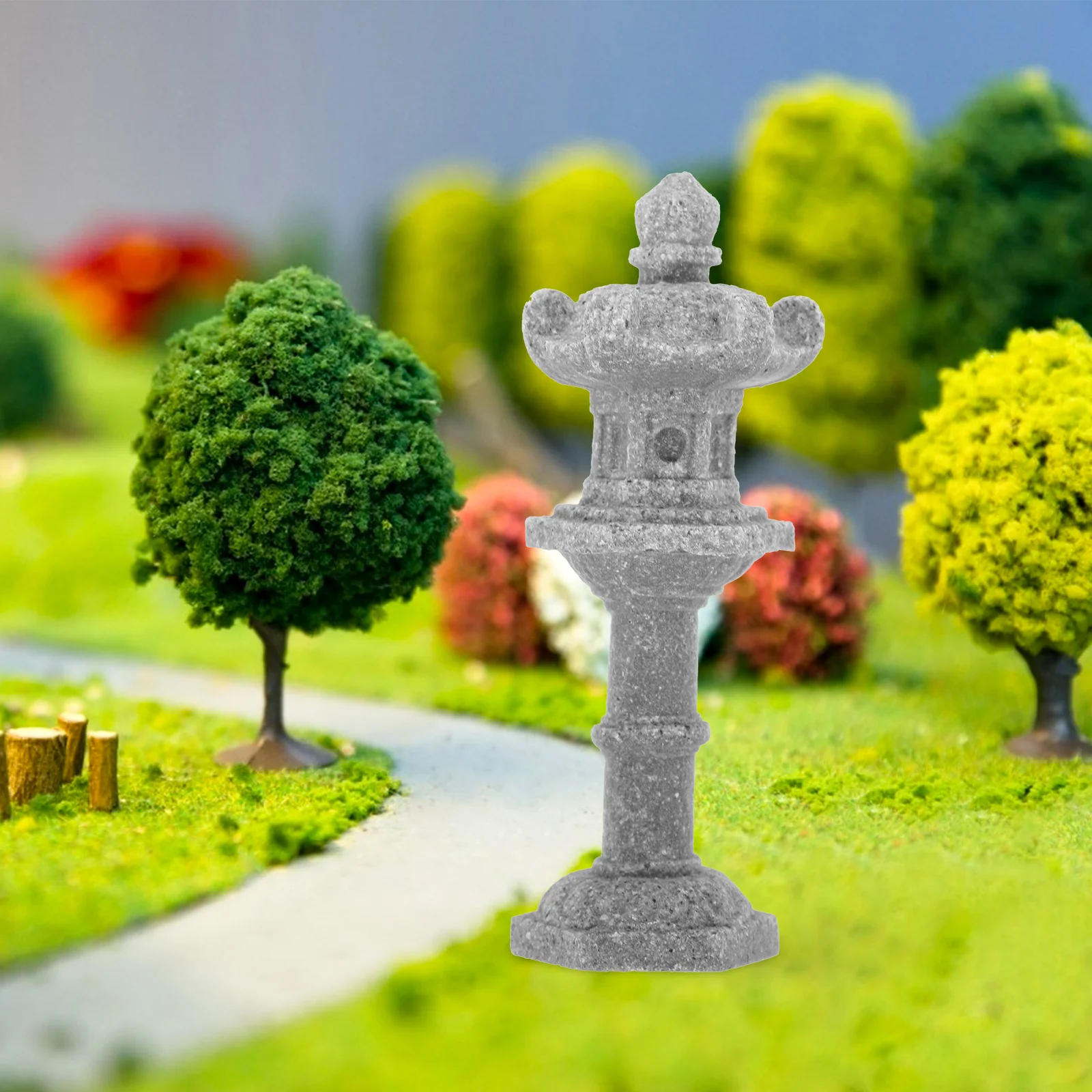 

Mini Pagoda Statue for Garden Japanese Landscape Ornament Realistic Appearance Perfect for Micro Landscape DIY Desktop Balcony
