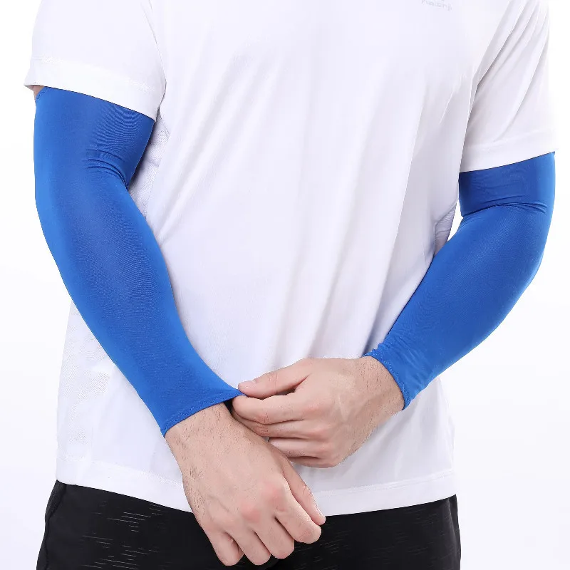 New 1pair Arm Sleeves Summer Sleeves for Men Sunscreen Sleeves Protective Cover Long Arm UV Protection for Women\'s Armbands