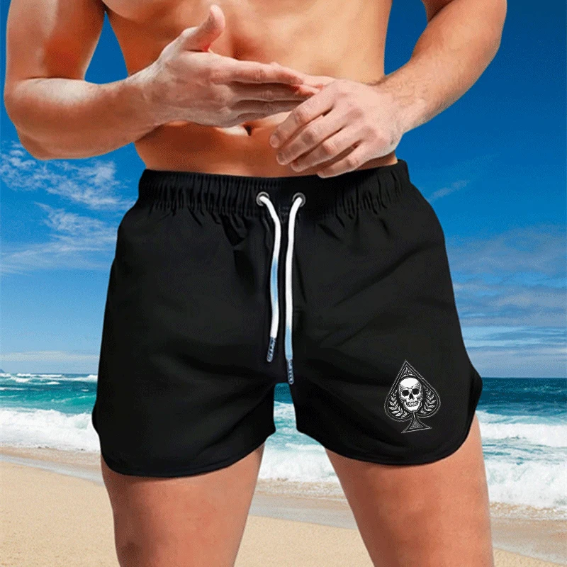 

Fashion Men's Sport Shorts Print Male Tennis Shorts lightweight Badminton Trousers Outdoor Running Shorts Fitness Sportswear