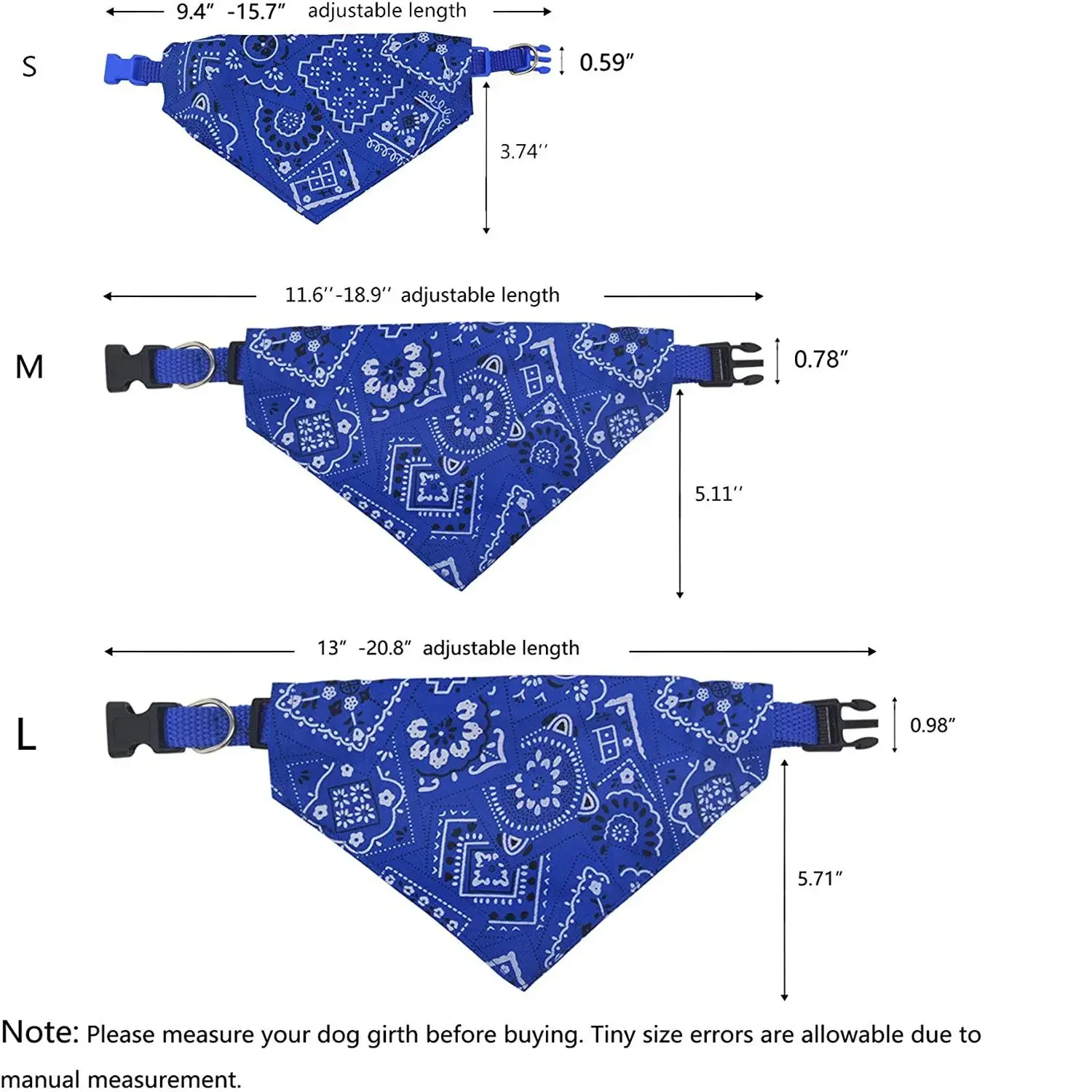 Verstellbarer dreieckiger Verband für Haustiere, Hunde, Katzen, waschbarer Schal, Bandana, Kragen, Lätzchen, Katzenhals, Dekoration, Geburtstagsparty, Anzieh – Detail 1