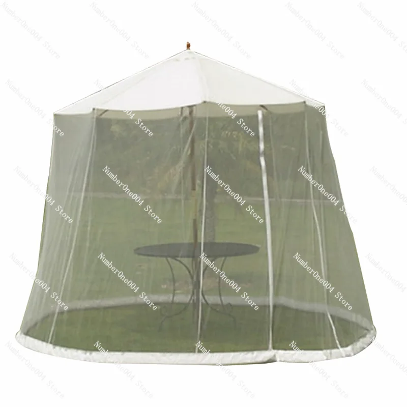 Umbrella Mosquito Net Outdoor Sunshade Net Cover Roman Umbrella Anti-Mosquito Net Tent Installation-Free Courtyard Factory Spot