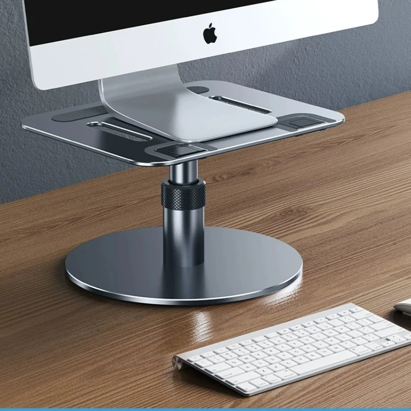 Height Adjustable Desktop PC Stand, Ergonomic Monitor Riser for Workstation, Laptop Suspension Holder for Office & Home