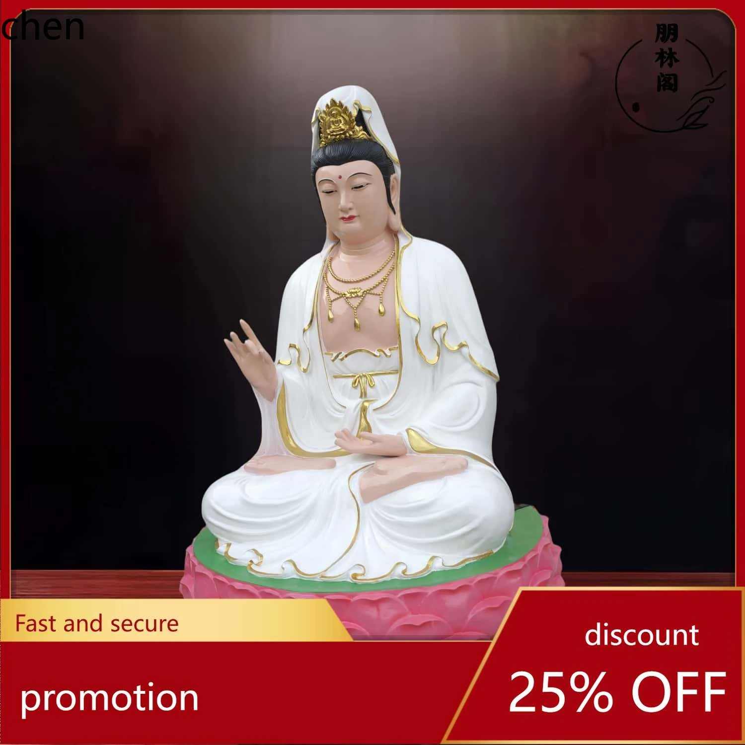 Statue de Guanyin Bodhisattva, bouddha, Namo, grande compassion, Guanyin Ci, statue taoïste pour la maison