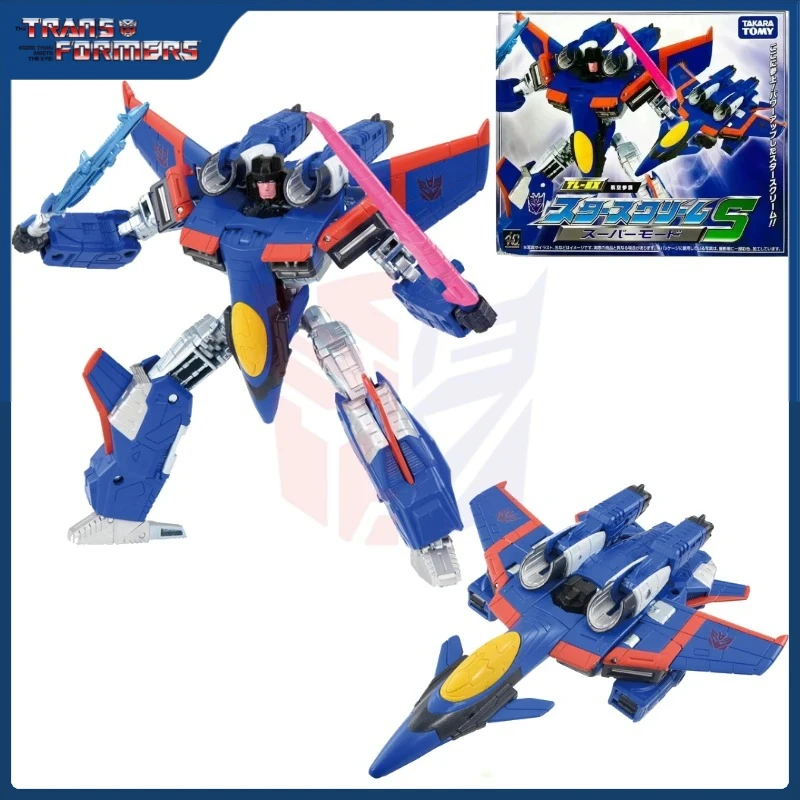 

In stock Transformer 40th Anniversary Limited TL-EX Super Starscream Anime Character Action Figure Model Toy Gift Collection