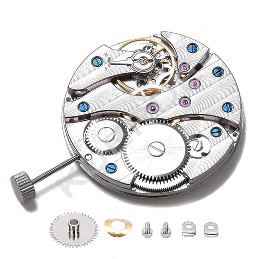 Gaivota-Relógio mecânico de corda manual para homens, movimento, batidas por hora, ST3600, ETA 6497, 6497, 21600