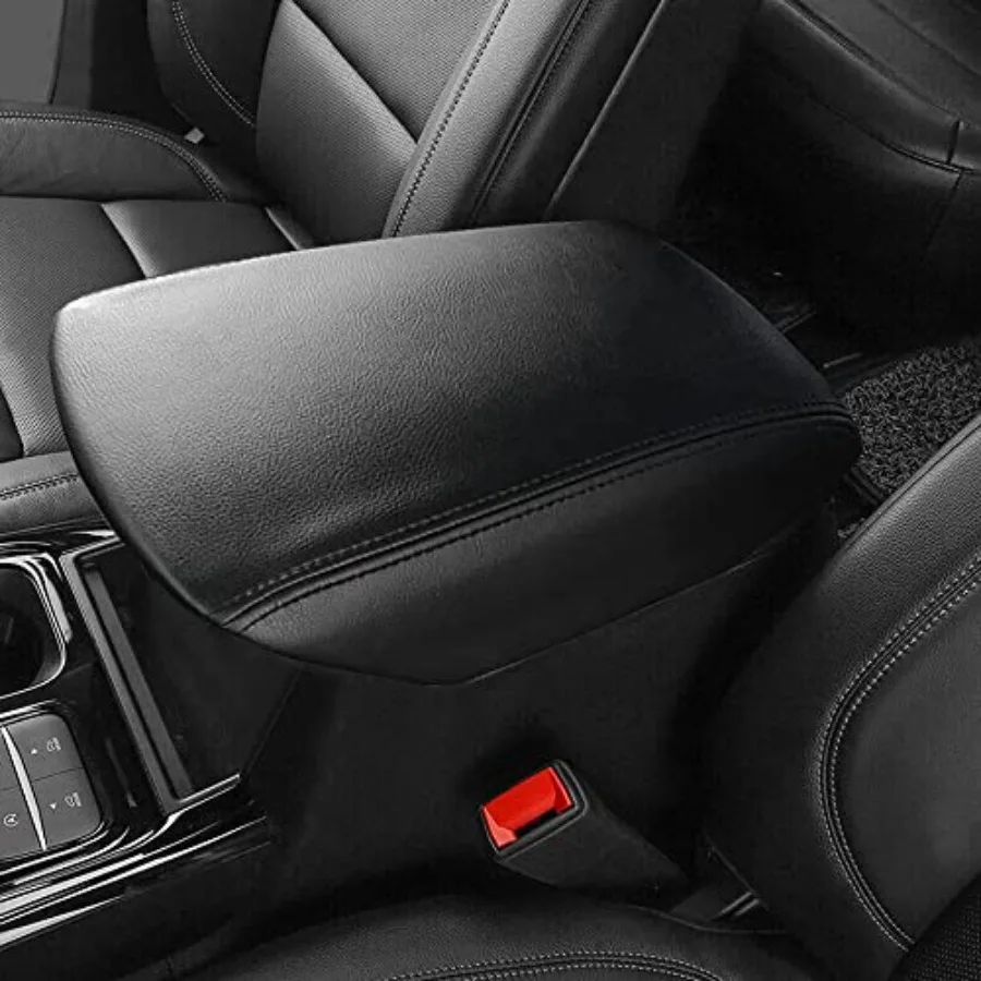 

Center Console Armrest Cover Compatible with Ford Explorer 2020 202 2022 PU Leather Arm Rest Box Lid Middle Console Cover Seat