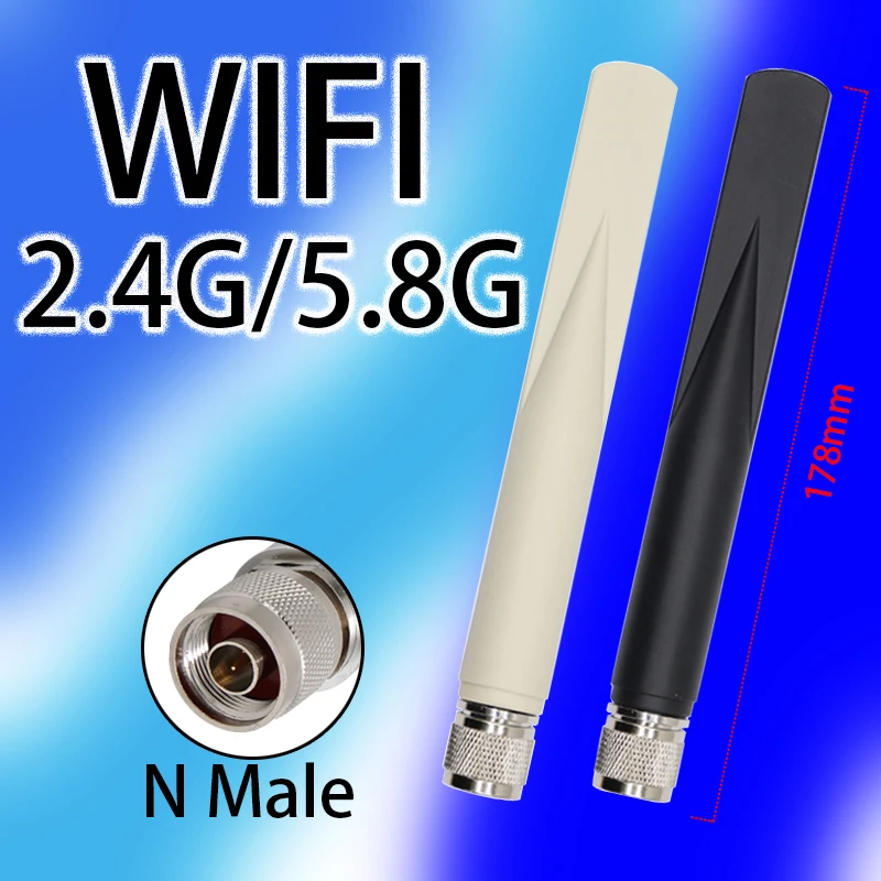 

2.4G, 5.8G WIFI N male dual-band WLAN Router Singal Booster AP network card high-gain Bluetooth, Zigbee cable, U.F.L1