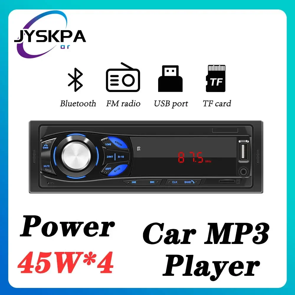 

Автомобильный MP3-плеер с поддержкой Bluetooth, USB, TF-карты, FM-радио, аудиосистема, автомобильная стереосистема, автомобильная электроника