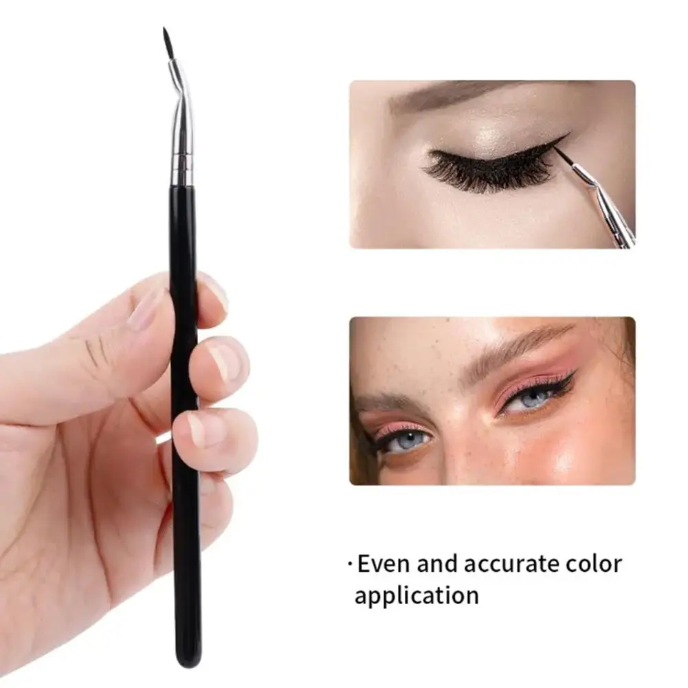 Professional Eyeliner Brush Professional Super Fine Angled/ Flat Obliqu/ Diagonal Eyeliner Brush Multifunctional Eye Makeup Tool