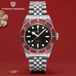 PAGANI DESIGN BB58 2026 New Bracelet Men's Luxury Retro Automatic Watches AR Sapphire glass NH35A Mechanical Wrist Watch For Men