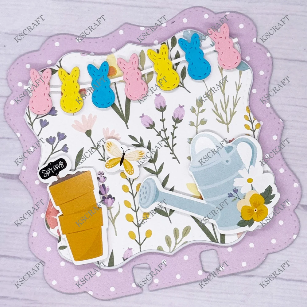 KSCRAFT Nested Square Memorydex Frames Cutting Dies Stencils for DIY Scrapbooking Decorative Embossing DIY Paper Cards