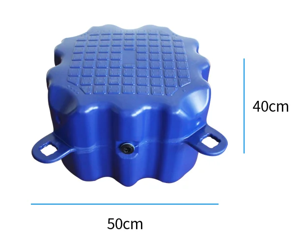 wholesale fish farm hdpe modular pontoon, plastic jet ski pontoon boat floating dock blocks