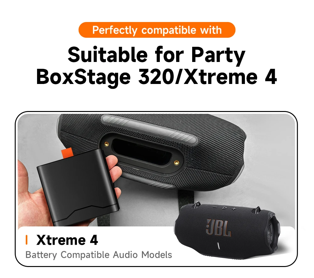 12000mAh Lautsprecher-Akku für JBL Xtreme 4, Akku für JBL PartyBox Stage 320, Hochleistungsakku mit TYPE-C-Ladefunktion – Detail 18
