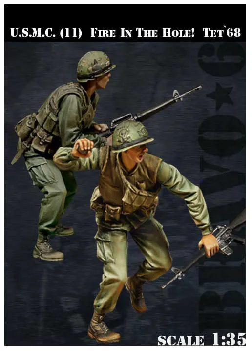 

1/35 Resin White Model Soldier Model Requires Manual Coloring Of The Model