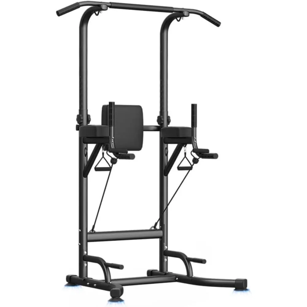 torre eléctrica barra de dominadas altura y respaldo regulable de 159 – 233 cm independiente multifuncional estación de fondos pull