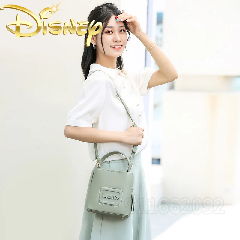Disney Mickey New Women's Handbag Luxury Brand Original Mini Women's Shoulder Messenger Bag Cartoon Fashion Women's Bag